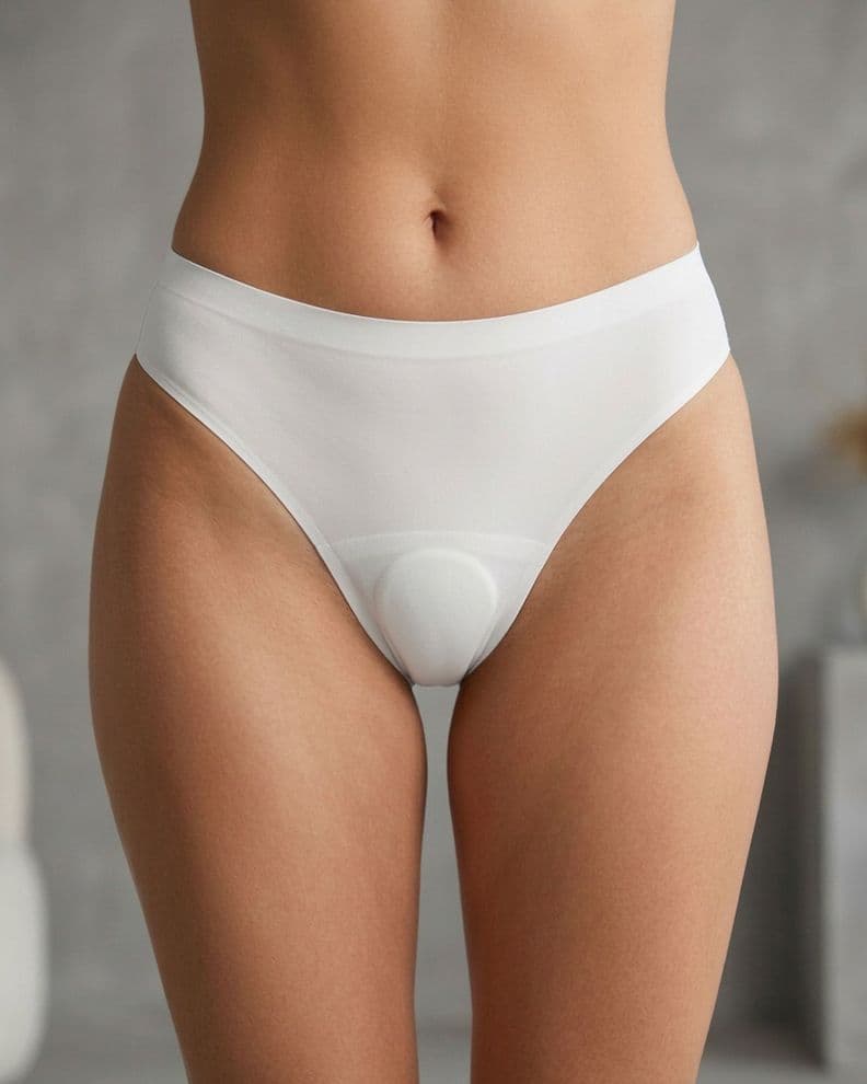 Colaless Sport Seamless - Invisible para Calzas y Yoga Blanco M