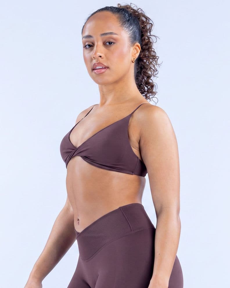 Sujetador Deportivo Dfyne Impact Twist Mujer - YJ334 Burdeo M-L