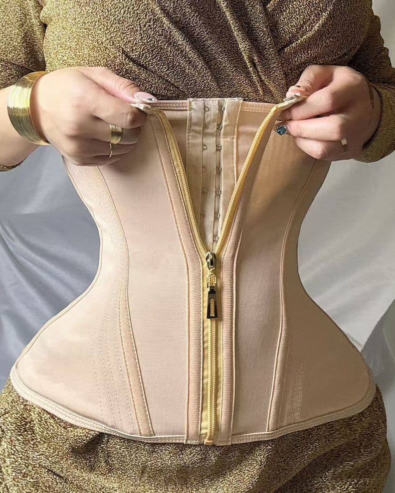 Faja Reductora para Mujer Cinturilla de Ensueno - QS1025 Beige L