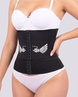 Faja Reductora Cinturilla Moda King Original Reloj De Arena Negro S