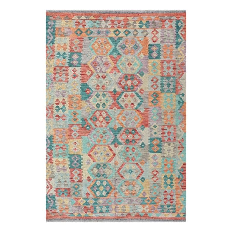 Alfombra Lana, Kelim Kashkuli 2.50 x 1.70 mts. 0066