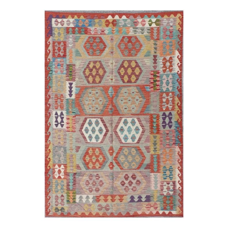 Alfombra Lana, Kelim Kashkuli 2.50 x 1.70 mts. 0063