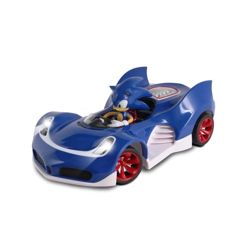 Juguete Figura Sonic The Hedgehog Auto A Control Remoto Azul