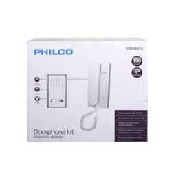Kit Timbre Portero Electrico Citofono PR-10 Blanco