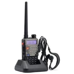 Radio Transmisor Walkie Talkie Negro UHF-UV 5RE