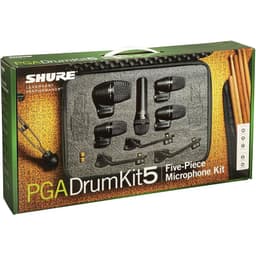 Shure PGA DRUM KIT 5 Set de Microfonos Bateria Negro