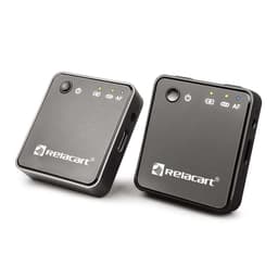 Relacart R1 Sistema de Microfono Inalambrico Lavalier Negro