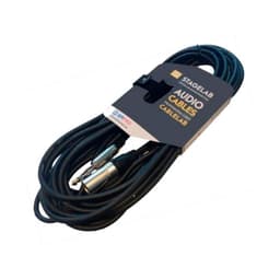 StageLab CLM-PXF6 Cable XLR Hembra a Plug Mono 6.3mm Tipo Banana 6 Metros Negro