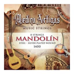 Medina Artigas 1400 8 Set de Cuerdas Mandolina Plata