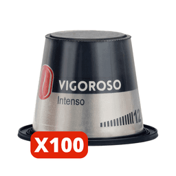 Cafe Vigoroso Intenso 100 capsulas compatibles con Nespresso