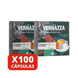 Cafe Donatella La Dolce 100 capsulas compatibles Nespresso