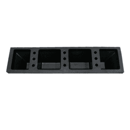 Tope De Estacionamiento 55cm QRubber Negro