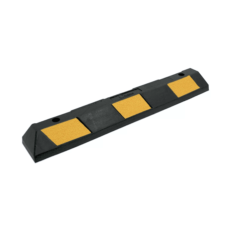 Tope de estacionamiento 90x15x10cm negro / amarillo QRubber