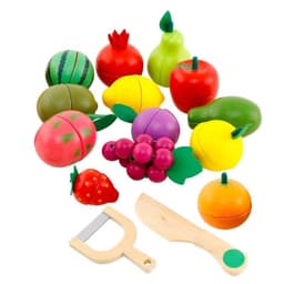 Canasto de frutas magneticas 16 piezas.