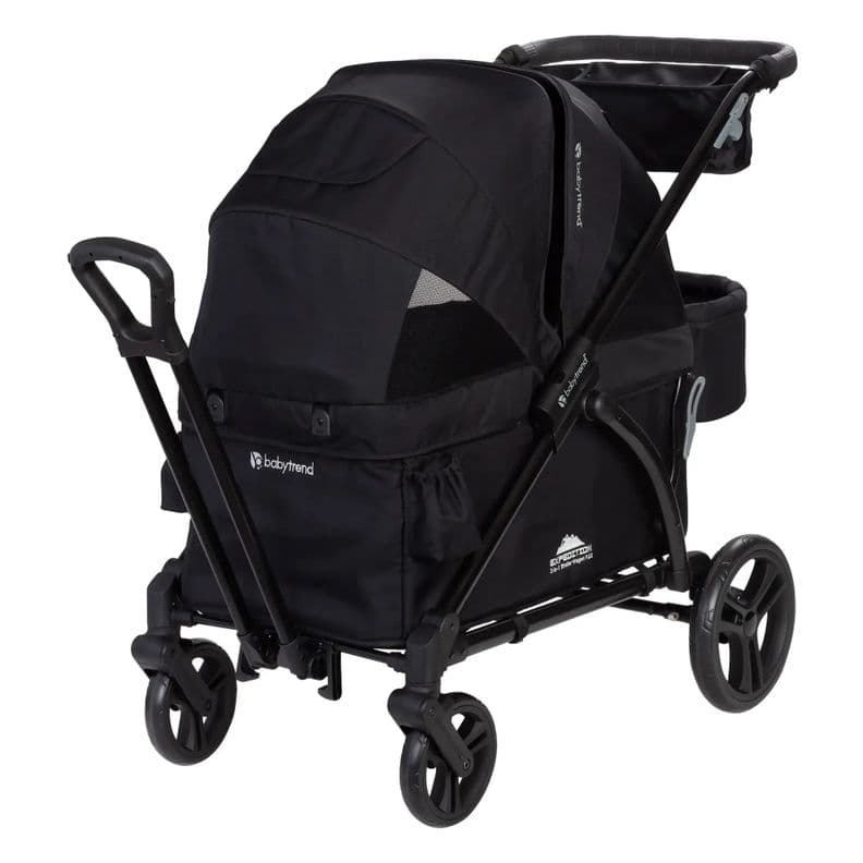 CARRO PASEO WAGON Y COCHE DOBLE MUV EXPEDITION 2 EN 1 ULTRA BLACK