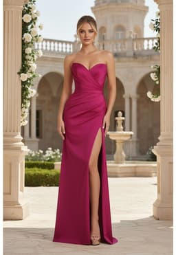 VESTIDO LARGO BELLAGIO MAGENTA XXXXL