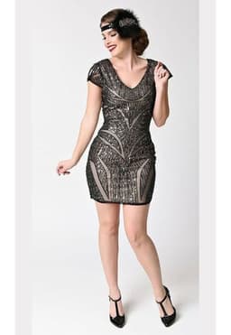 VESTIDO CORTO C212448 NEGRO S