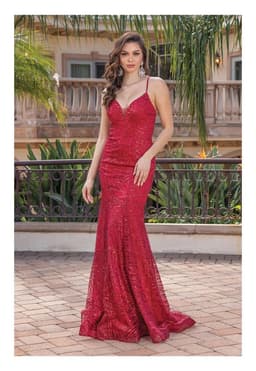 VESTIDO LARGO ABU DHABI BURDEO XS