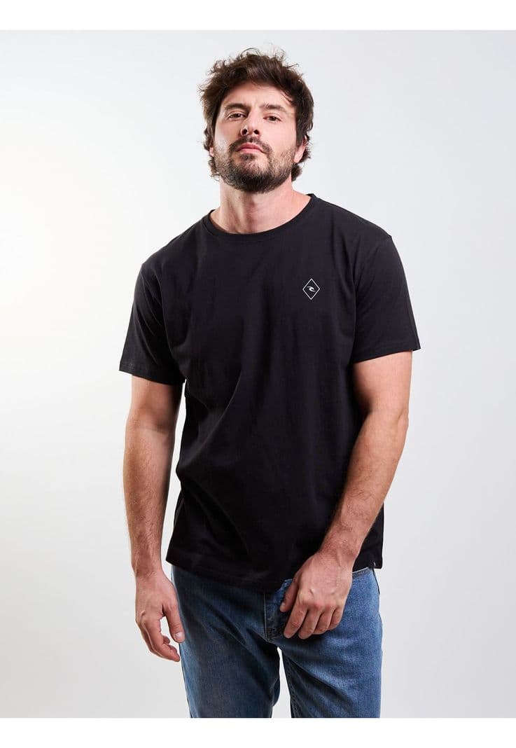 Polera MC Freewave Negro Hombre Rip Curl M