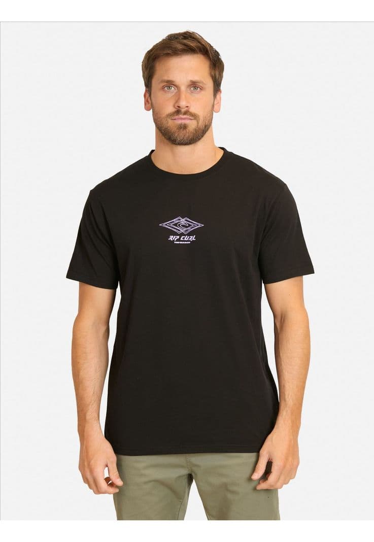 Polera MC Salt Negro Hombre Rip Curl M
