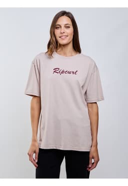 Polera MC Coral Beige Mujer Rip Curl L