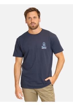 Polera MC Barrel Azul Hombre Rip Curl S