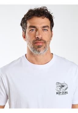 Polera MC Shell Blanco Hombre Rip Curl M