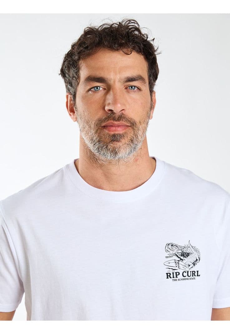Polera MC Shell Blanco Hombre Rip Curl XXL