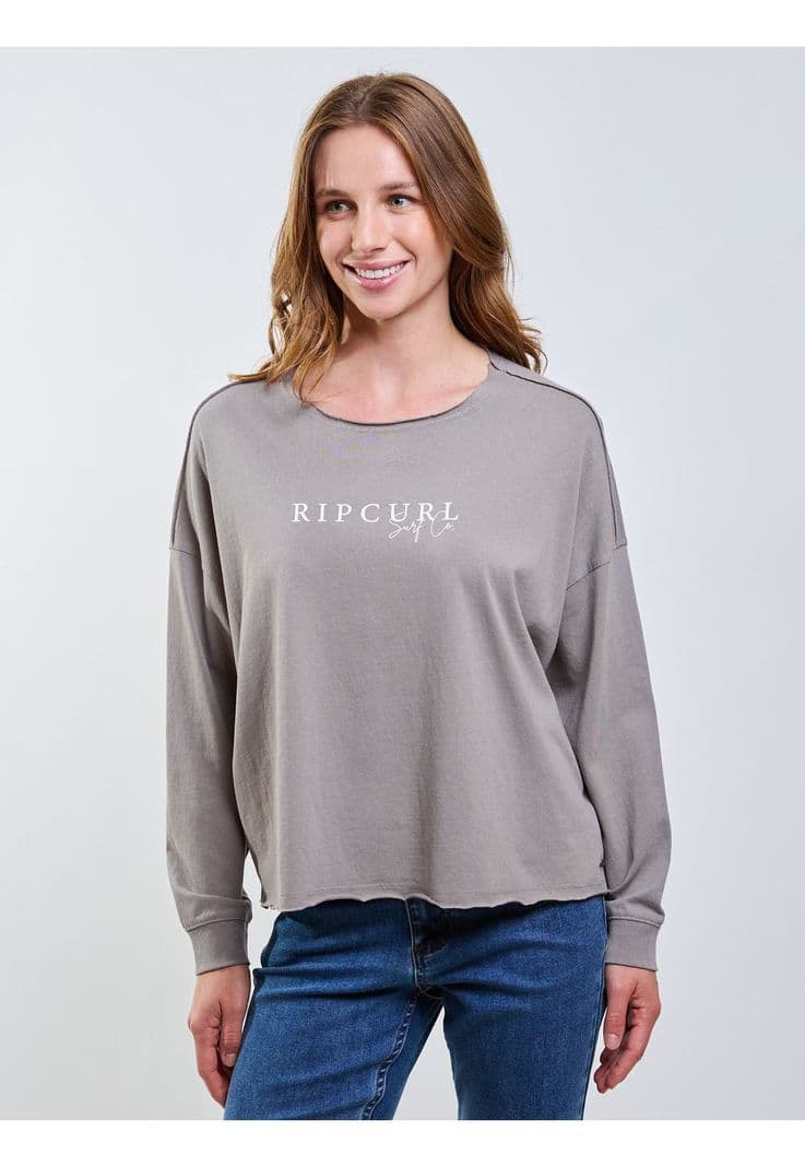 Polera ML Nautilus Verde Mujer Rip Curl S