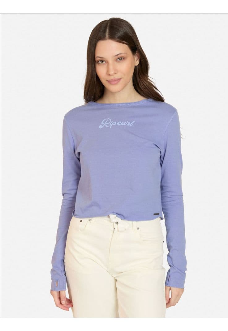 Polera ML Deepzone Morado Mujer Rip Curl XL
