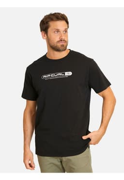Polera MC Test Tube Negro Hombre Rip Curl M