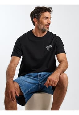 Polera MC Swell Negro Hombre Rip Curl XL