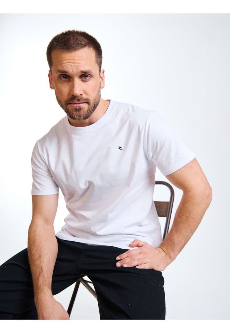 Polera MC Ocean Blanco Hombre Rip Curl M