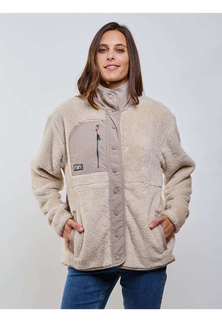 Poleron Chiporro Bold Beige Mujer Rip Curl S