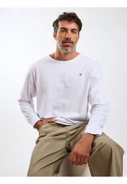 Polera ML Explore Blanco Hombre Rip Curl L