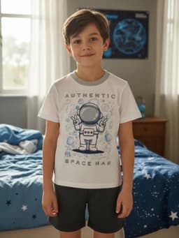Pijama Nino Astronauta T76334-0129 Blanco 3
