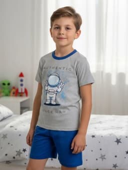 Pijama Nino Astronauta T76334-2520 Gris 3
