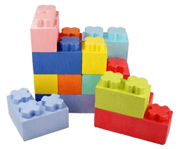 SET 10 BLOQUES GIGANTES DE CONSTRUCCION DE ESPUMA