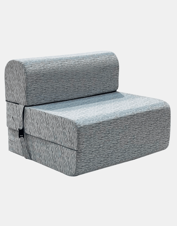 Sillon / Sofa Cama 65 Cm Brocato Densidad 15 Incal Gris