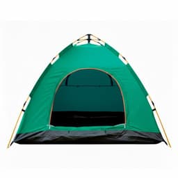 Carpa Camping 4 Personas Impermeable UV y Facil Armado Verde 150 CM