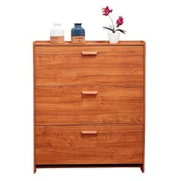 Mueble Zapatero Organizador Estante para Zapatos VTRIN Cafe Claro 107