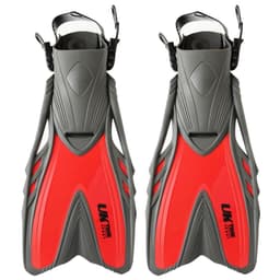 ALETAS AJUSTABLES DE NATACION UKTIME S/M Rojo