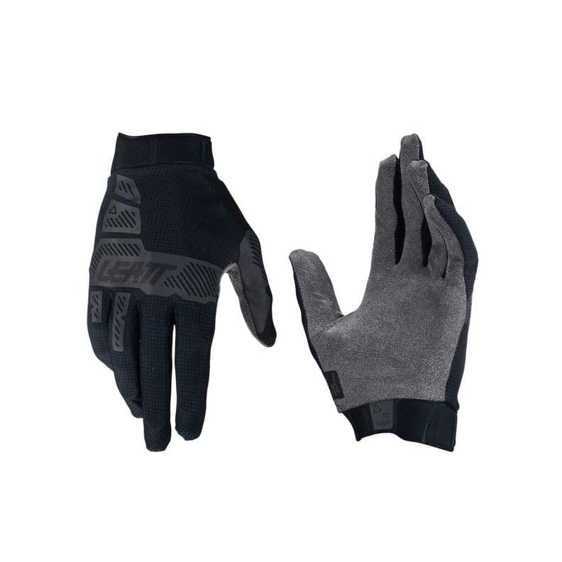 Guantes Leatt Bicicleta y Moto 1.5 GripR V24 Stealth XL US11 Negro