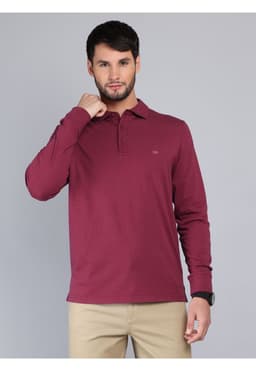 Polera Lisa Stone Wash Regular Fit Rojo Arrow PO33071RO M