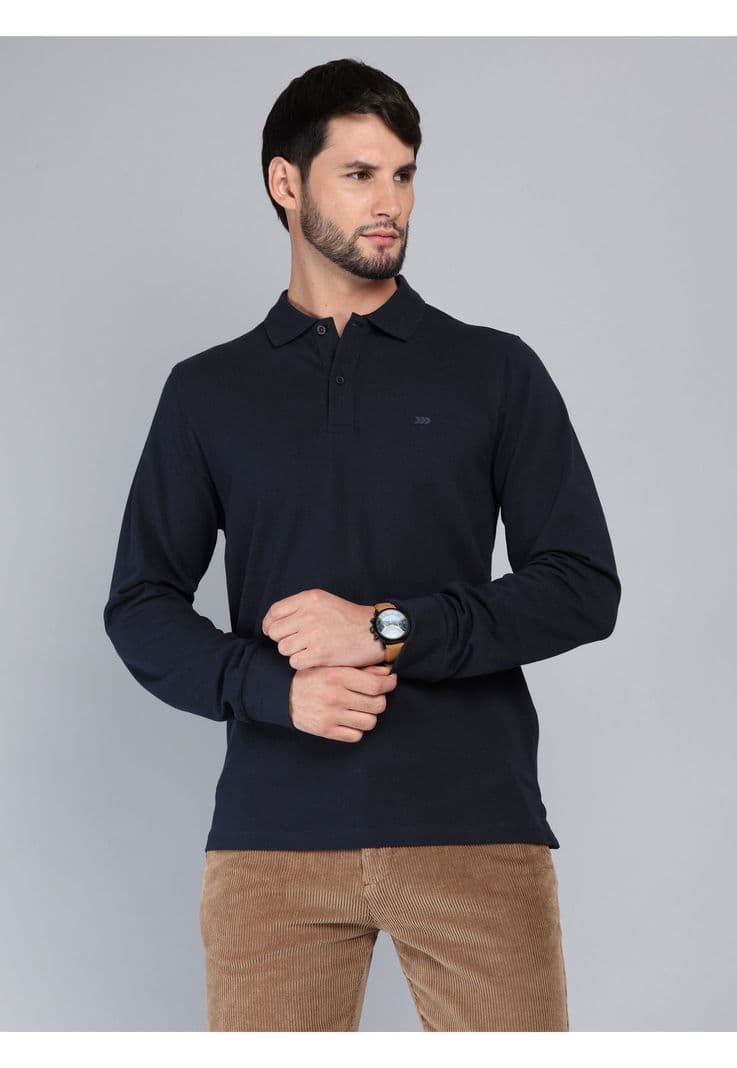 Polera Pique Regular Fit Azul Marino Arrow PO33020NB XXL