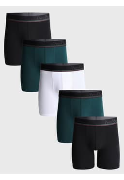Boxer 5 Unidades Liso Multicolor Piero Butti PBBO515NE L