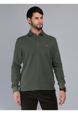 Polera Stone Wash Regular Fit Verde Arrow PO33022VE S