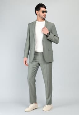 Traje Texturado Spandex Arrow Verde 42