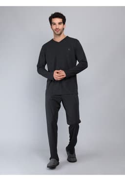 Pijama Largo Regular Fit Gris Oscuro Piero Butti PBCIP02GO XL