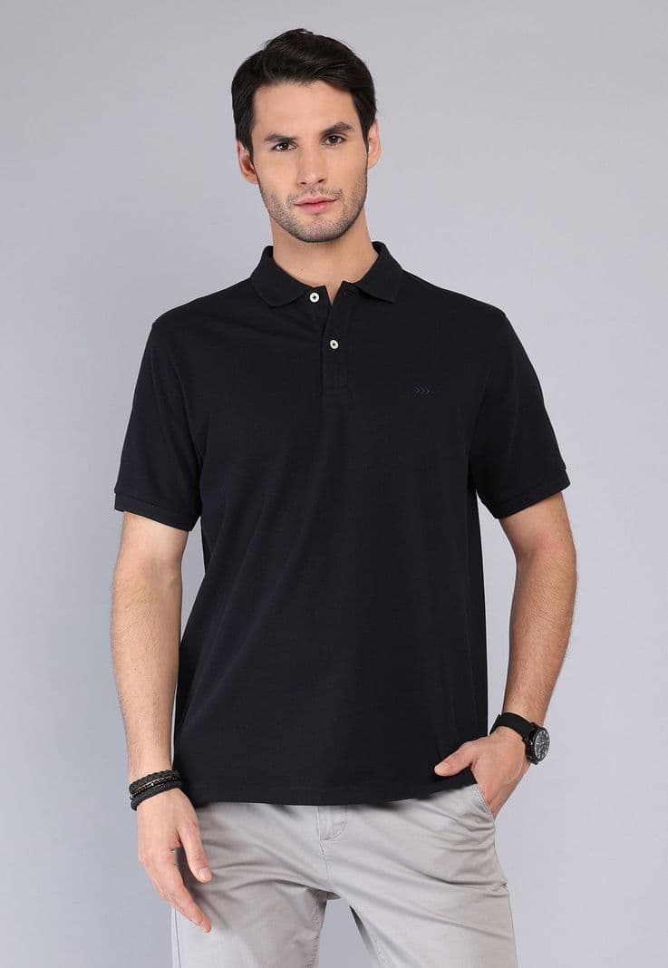 Polera Pique Manga Corta Arrow PO32015NE Negro S